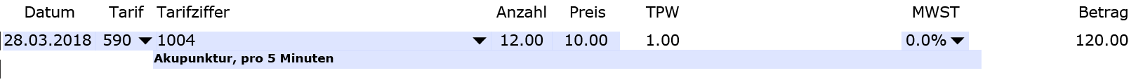 Leistung à 5 Min Einheiten